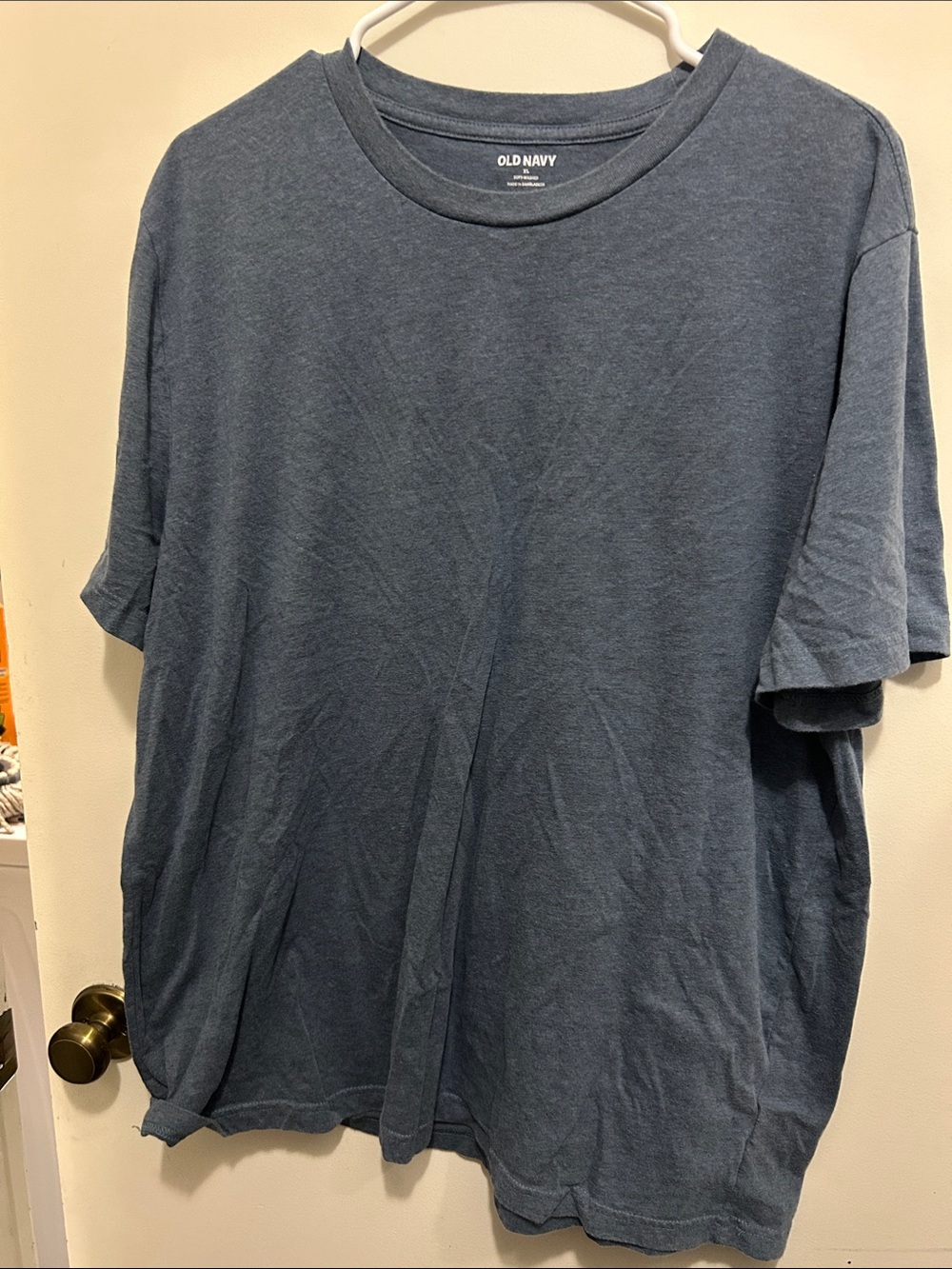 Old Navy Men’s Short-Sleeve Crew T-Shirt in Slate Blue